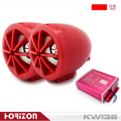 Horizon KW-138 Motorcycle Audio (Red)